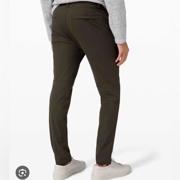 Lululemon Commission Warpstream Slim Fit Pant - Dark Olive - Size 30 - Picture 2 of 7